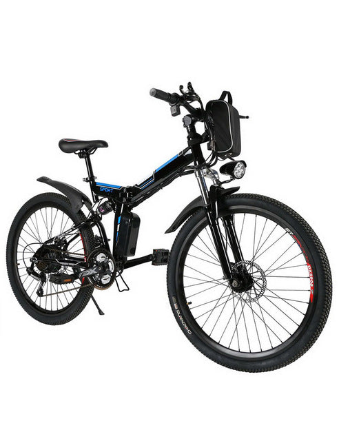 26inch 36V Foldable Electric Power Mountain Bicycle with Lithium-Ion Battery Mountain Bike Outdoor Camping Mountain